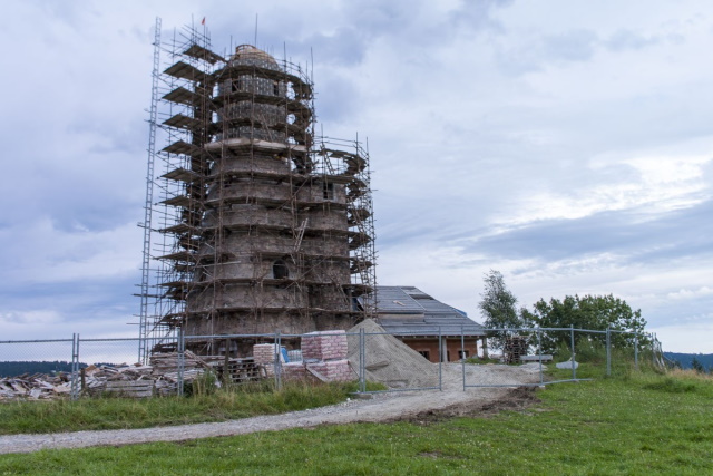 Rekonstruktion des Kaiser-Wilhelm-Turms im Herbst 2020