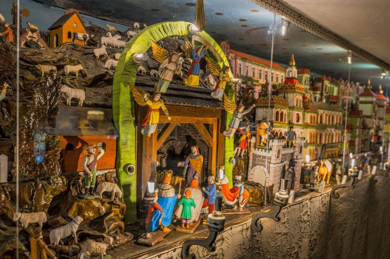 Die bewegliche Weihnachtskrippe in Albendorf