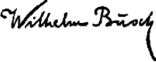 Wilhelm Busch-Autogramm