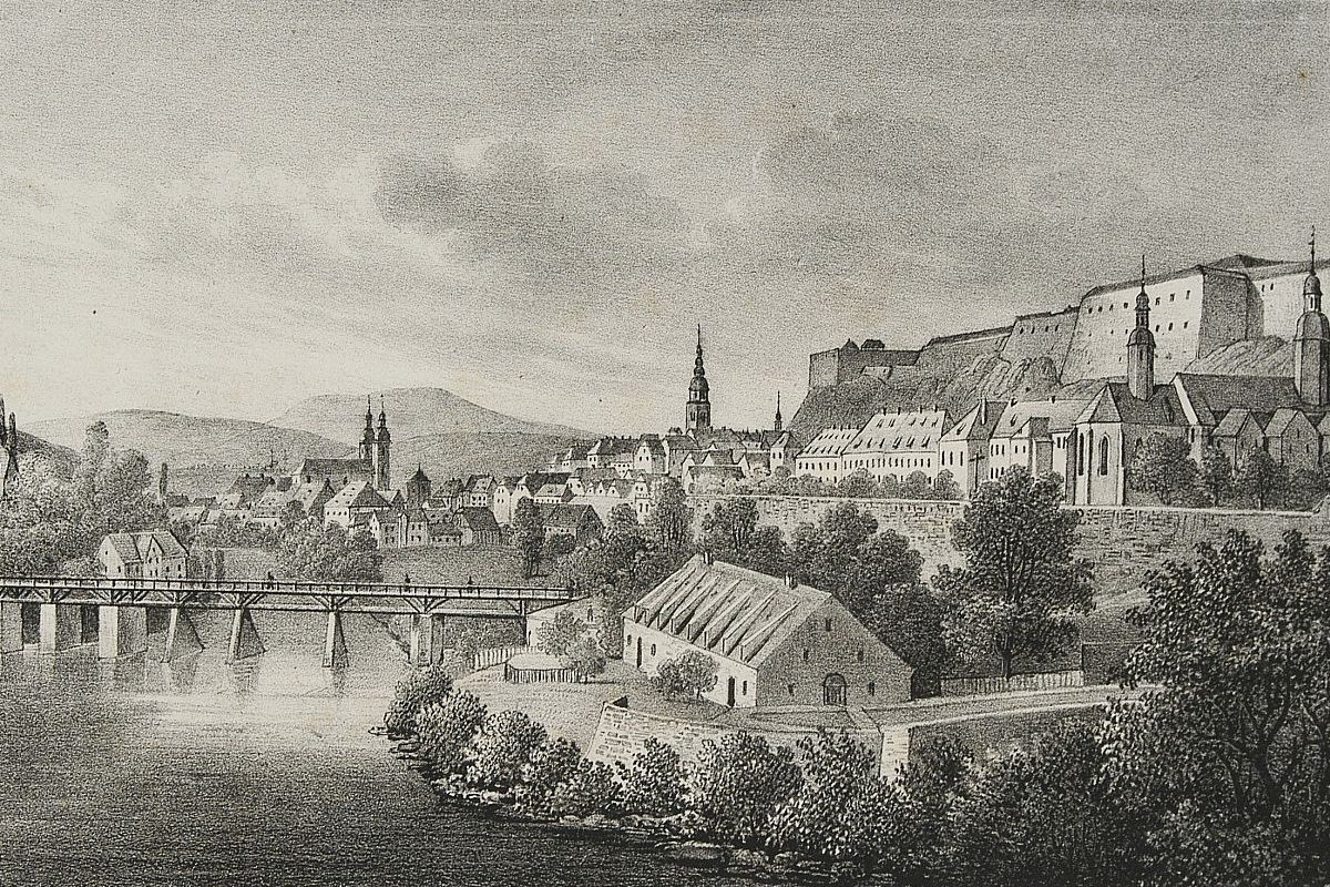 Totalansicht um 1840