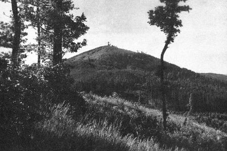 Blick zum Königshainer Spitzberg