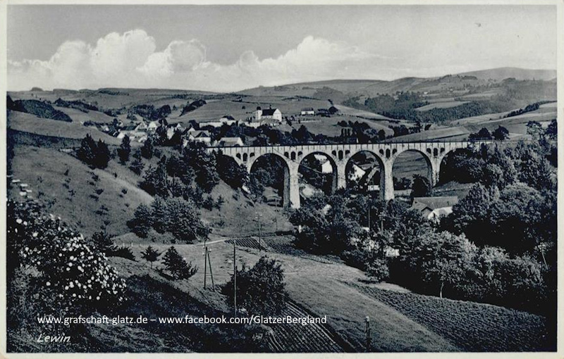 Lewin (Hummelstadt) mit Eisenbahnviadukt &uuml;ber die Schnelle
