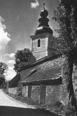 Blick zur Kirche