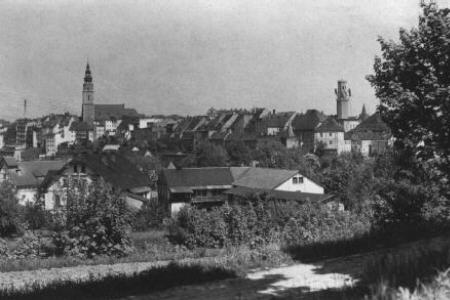 Blick auf die Bergstadt