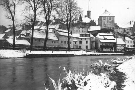 Stadtansicht im Winter