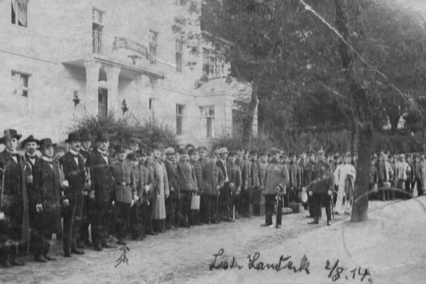 Kaiser Wilhelm II., Haus Waldersee Bad Landeck, 2.8.1914