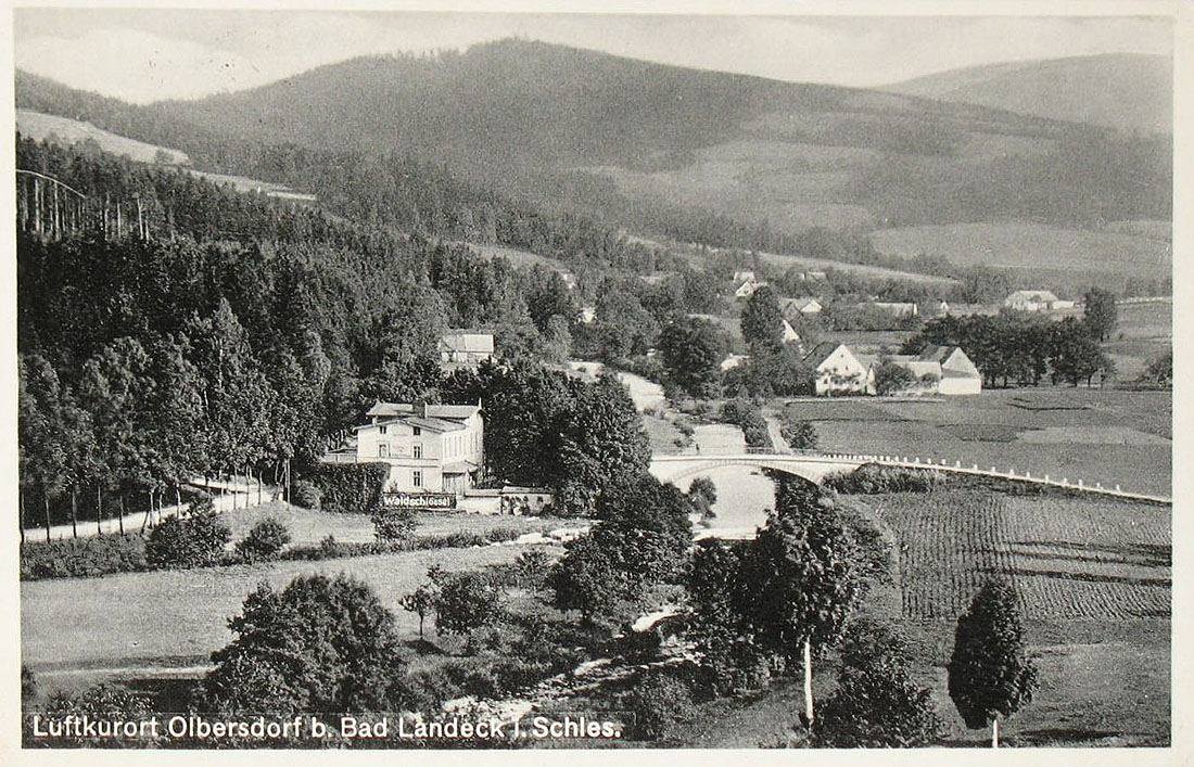 Luftkurort Olbersdorf bei Bad Landeck mit Waldschlössel