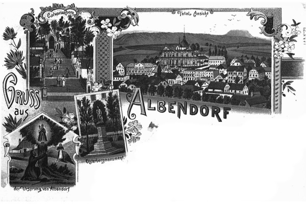Albendorf, Mehrfach-Ansichtskarte