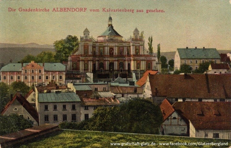 Gnadenkirche vom Kalvarienberg aus