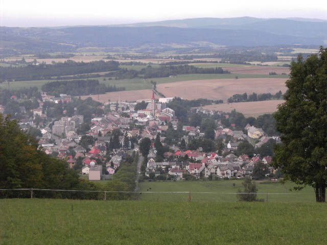 Blick vom Muttergottesberg auf Grulich