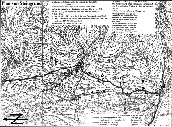 Ortsplan Steingrund