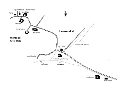 Ortsplan Werdeck