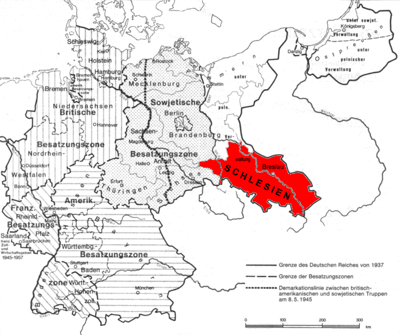 Karte des Deutschen Reiches
