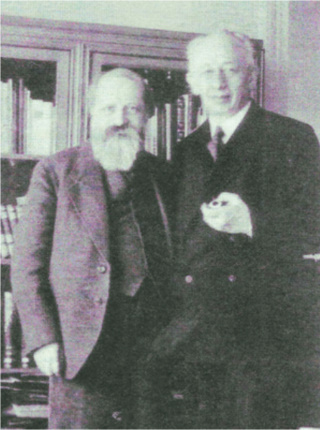 Joseph Wittig und Martin Buber in Gottesberg 1937