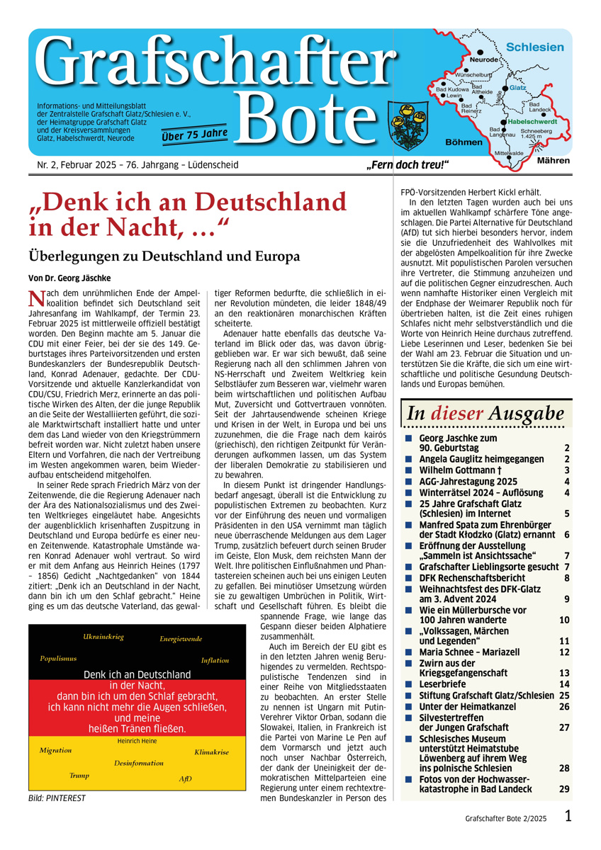„Grafschafter Bote“ 02/2025