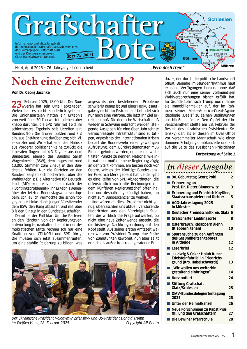 „Grafschafter Bote“ 04/2025