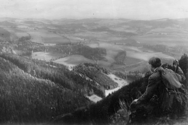 Rabenkoppe, Blick zum Adlergebirge