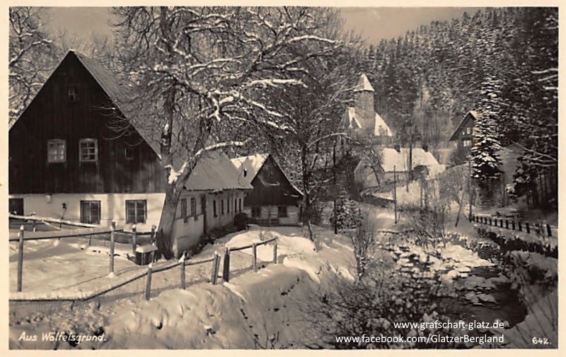 Ortsmitte im Winter